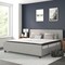 Flash Furniture King Size Lt Gray Fabric Platform Bed & Mattress HG-BM10-28-GG - alternate 1